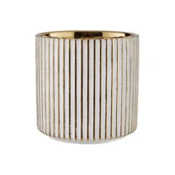 Bestes Angebot ❤️ BUTLERS GOLDIE Blumentopf Streifen Ø12cm 😀