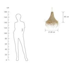 Brandneu 🎁 BUTLERS BOMAS Lampenschirm Höhe 40cm 🔔 -BUTLERS Store unnamed file 121