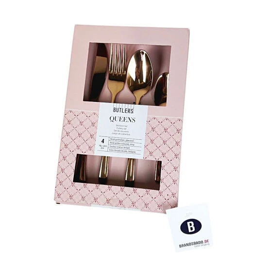 Besorgen ❤️ BUTLERS QUEENS Besteck-Set 4-tlg. 🎁 13 Besorgen ❤️ BUTLERS QUEENS Besteck-Set 4-tlg. 🎁 – Bild 11