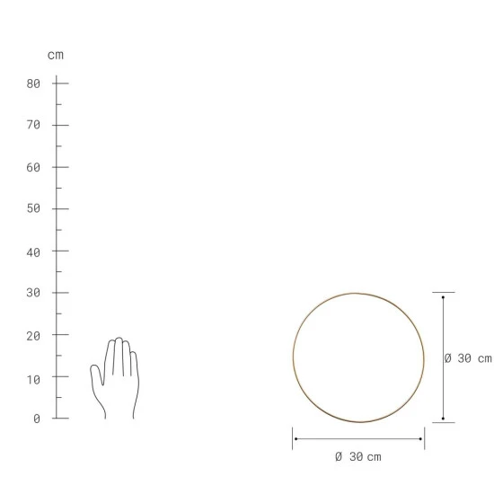 Am billigsten ✔️ BUTLERS LUNA Deko-Ring Ø30cm 🛒 5 Am billigsten ✔️ BUTLERS LUNA Deko-Ring Ø30cm 🛒 – Bild 3