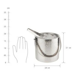 Großhandel 🧨 BUTLERS ON ICE Eiseimer Mit Zange Höhe 21cm ❤️ -BUTLERS Store unnamed file 1345