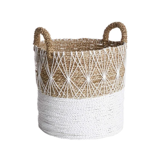 Auslauf 🎁 BUTLERS WHITE BEACH Korb Ø36cm ⭐ 3 Auslauf 🎁 BUTLERS WHITE BEACH Korb Ø36cm ⭐