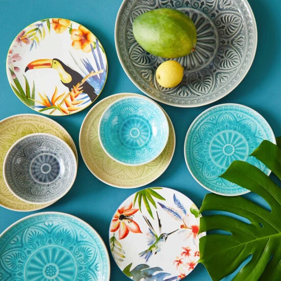 Neu 😀 BUTLERS SUMATRA 4x Teller Ø21cm 🌟 8 Neu 😀 BUTLERS SUMATRA 4x Teller Ø21cm 🌟 – Bild 6