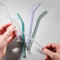 Besorgen ✔️ BUTLERS LONG DRINK Glastrinkhalm Mit Bürste Geknickt 5er-Set 🌟 -BUTLERS Store unnamed file 1533