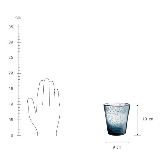 Rabatt ⭐ BUTLERS WATER COLOUR 4x Gläser Mit Luftblasen 290ml 🔥 5 Rabatt ⭐ BUTLERS WATER COLOUR 4x Gläser Mit Luftblasen 290ml 🔥 – Bild 3