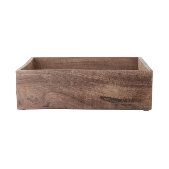 Bester Verkauf 🛒 BUTLERS STANDARD SUPPLY Holzkasten Rechteckig L 32 X B 24cm 😍 4 Bester Verkauf 🛒 BUTLERS STANDARD SUPPLY Holzkasten Rechteckig L 32 X B 24cm 😍 – Bild 2