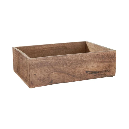 Bester Verkauf 🛒 BUTLERS STANDARD SUPPLY Holzkasten Rechteckig L 32 X B 24cm 😍 6 Bester Verkauf 🛒 BUTLERS STANDARD SUPPLY Holzkasten Rechteckig L 32 X B 24cm 😍 – Bild 4