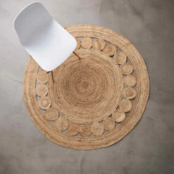 Bestes Angebot ✨ BUTLERS ALL NATURE Hanf-Teppich Mit Lochmuster Ø150cm 😍 -BUTLERS Store unnamed file 1584