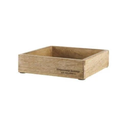 Auslauf 🥰 BUTLERS STANDARD SUPPLY Holzkasten Quadratisch L 20 X B 20cm 🌟