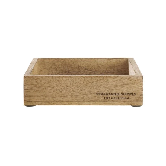 Auslauf 🥰 BUTLERS STANDARD SUPPLY Holzkasten Quadratisch L 20 X B 20cm 🌟 4 Auslauf 🥰 BUTLERS STANDARD SUPPLY Holzkasten Quadratisch L 20 X B 20cm 🌟 – Bild 2