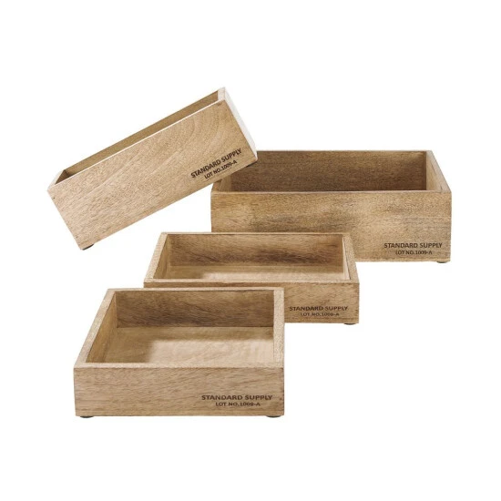 Auslauf 🥰 BUTLERS STANDARD SUPPLY Holzkasten Quadratisch L 20 X B 20cm 🌟 6 Auslauf 🥰 BUTLERS STANDARD SUPPLY Holzkasten Quadratisch L 20 X B 20cm 🌟 – Bild 4