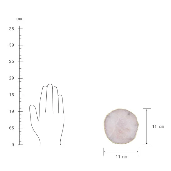 Bestes Angebot 🔔 BUTLERS CRYSTAL Edelsteinuntersetzer Ø11cm 💯 5 Bestes Angebot 🔔 BUTLERS CRYSTAL Edelsteinuntersetzer Ø11cm 💯 – Bild 3