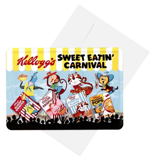 Bestes Angebot ⌛ BUTLERS PAST PERFECT Blechpostkarte Kellogg's Sweet Eatin' Carneval ⌛ 4 Bestes Angebot ⌛ BUTLERS PAST PERFECT Blechpostkarte Kellogg's Sweet Eatin' Carneval ⌛ – Bild 2