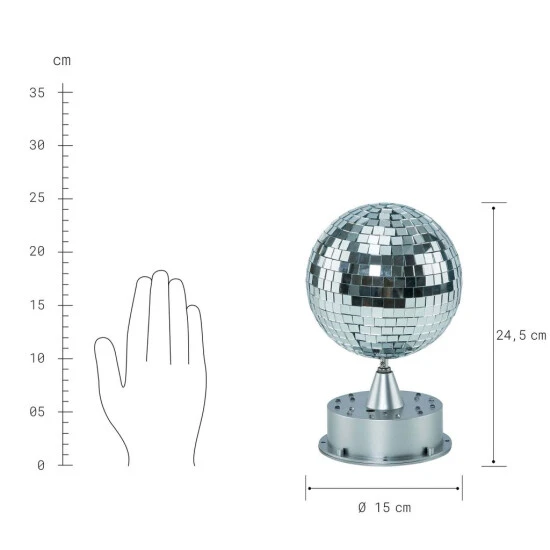 Budget 🔥 BUTLERS DISCO Discokugel Mit Beleuchtung ⭐ 5 Budget 🔥 BUTLERS DISCO Discokugel Mit Beleuchtung ⭐ – Bild 3