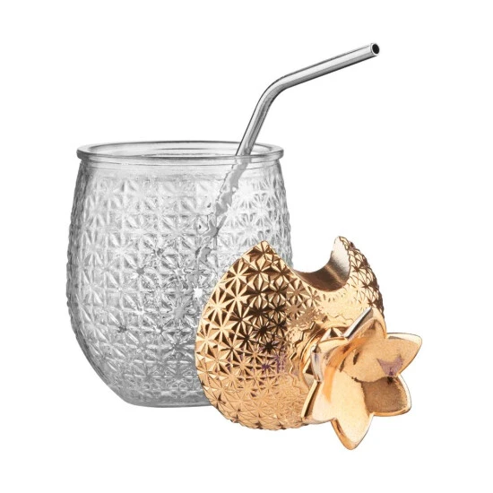 Neu 🔔 BUTLERS COCKTAIL DELUXE Glas Mit Trinkhalm 500ml 👍 6 Neu 🔔 BUTLERS COCKTAIL DELUXE Glas Mit Trinkhalm 500ml 👍 – Bild 4