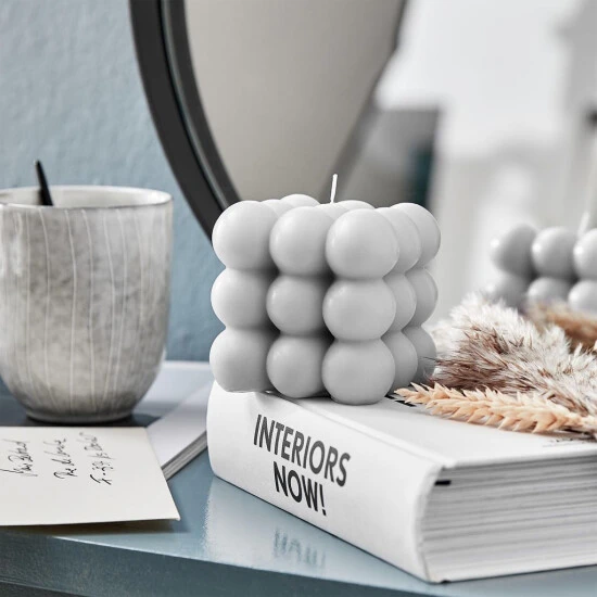 Neu ⌛ BUTLERS BUBBLE Kerze Höhe 8cm 🛒 4 Neu ⌛ BUTLERS BUBBLE Kerze Höhe 8cm 🛒 – Bild 2