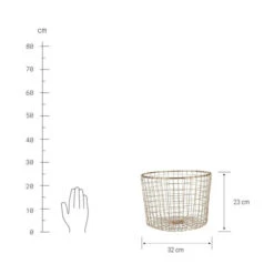 Blitzangebot ⭐ BUTLERS GRID Korb Rund Ø32cm ⌛ -BUTLERS Store unnamed file 1954