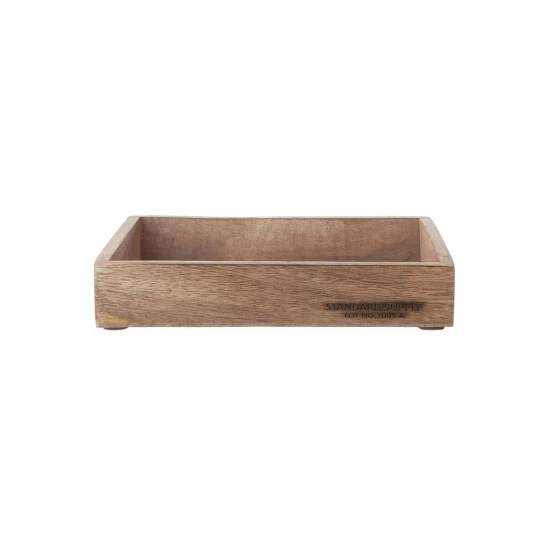 Auslauf ⌛ BUTLERS STANDARD SUPPLY Holzkasten Rechteckig L 25 X B 18cm 🔔 4 Auslauf ⌛ BUTLERS STANDARD SUPPLY Holzkasten Rechteckig L 25 X B 18cm 🔔 – Bild 2