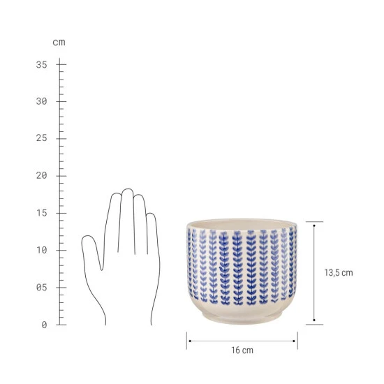 Bester Verkauf ⌛ BUTLERS DELFT Blumentopf Ø16cm 😀 4 Bester Verkauf ⌛ BUTLERS DELFT Blumentopf Ø16cm 😀 – Bild 2