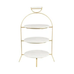 Bestpreis 🎉 BUTLERS MARBLE Etagere 3-stufig Höhe 65cm 💯