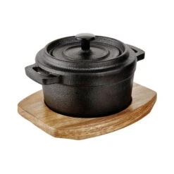 Bestes Angebot ❤️ BUTLERS HOT IRON Mini-Serviertopf Mit Holzuntersetzer L 14 X B 11cm 🛒 -BUTLERS Store unnamed file 2359