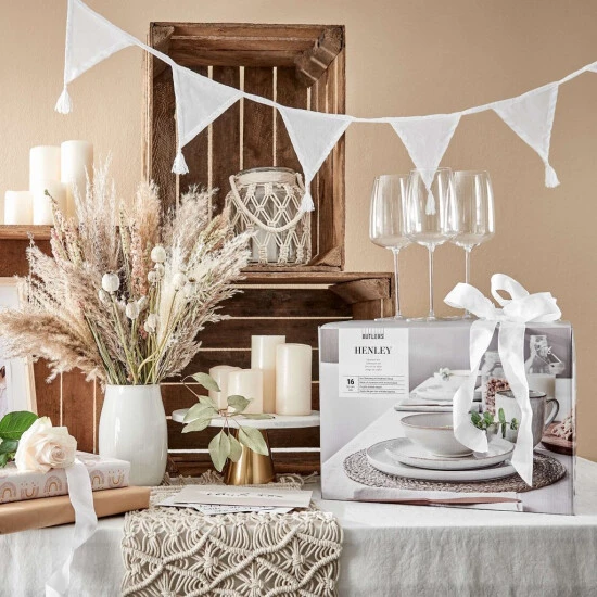 Brandneu 🤩 BUTLERS MACRAMÉ Windlicht Höhe 20cm 🧨 4 Brandneu 🤩 BUTLERS MACRAMÉ Windlicht Höhe 20cm 🧨 – Bild 2