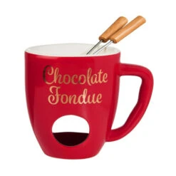Auslauf 🔔 BUTLERS CHOCOLATE FONDUE Tasse Mit 2 Gabeln ✨