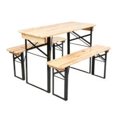 Am billigsten ✨ BUTLERS GOOD COMPANY Bierbank-Set 3-tlg. Für 4 Personen 🌟