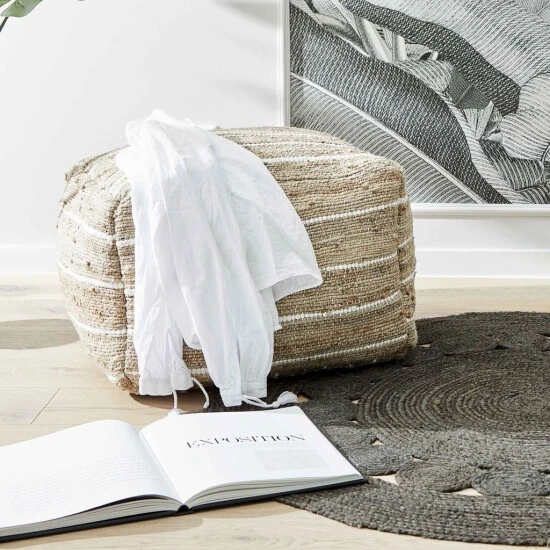 Bester Verkauf 🌟 BUTLERS ALL NATURE Sitzpouf B 50 X H 35cm 🎉 4 Bester Verkauf 🌟 BUTLERS ALL NATURE Sitzpouf B 50 X H 35cm 🎉 – Bild 2