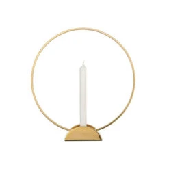 Rabatt 🌟 BUTLERS LUNA Kerzenhalter Messing Ø31cm ⭐