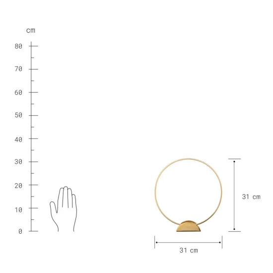 Rabatt 🌟 BUTLERS LUNA Kerzenhalter Messing Ø31cm ⭐ 5 Rabatt 🌟 BUTLERS LUNA Kerzenhalter Messing Ø31cm ⭐ – Bild 3