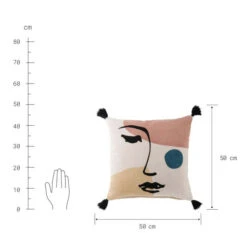 Coupon ✨ BUTLERS MOOD INDIGO Kissen Line Art L 50 X B 50cm 😍 -BUTLERS Store unnamed file 3246