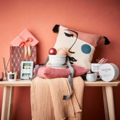 Coupon ✨ BUTLERS MOOD INDIGO Kissen Line Art L 50 X B 50cm 😍 -BUTLERS Store unnamed file 3249