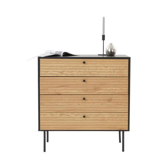 Brandneu 💯 BUTLERS MODERNIST Kommode Mit 4 Schubladen 👏 5 Brandneu 💯 BUTLERS MODERNIST Kommode Mit 4 Schubladen 👏 – Bild 3