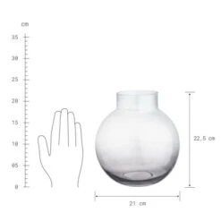 Brandneu 🎉 BUTLERS GLOBE Kugelvase Höhe 23cm 🤩 -BUTLERS Store unnamed file 3551