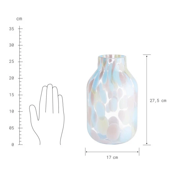 Bester Verkauf ❤️ BUTLERS CONFETTI Vase Höhe 28cm ⭐ 6 Bester Verkauf ❤️ BUTLERS CONFETTI Vase Höhe 28cm ⭐ – Bild 4