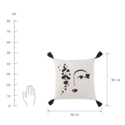 Bester Verkauf 🛒 BUTLERS MUSE Kissen Line Art L 50 X B 50cm 🌟 -BUTLERS Store unnamed file 3730