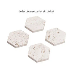 Rabatt ✔️ BUTLERS TRAVERTINE Untersetzer Hexagon L 12 X B 10cm 🌟 -BUTLERS Store unnamed file 3859