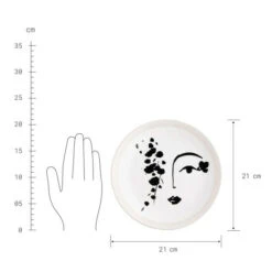 Am billigsten 🎁 BUTLERS LINE ART Teller Gesicht Mit Rosa Rand Ø21cm 🎉 -BUTLERS Store unnamed file 3936