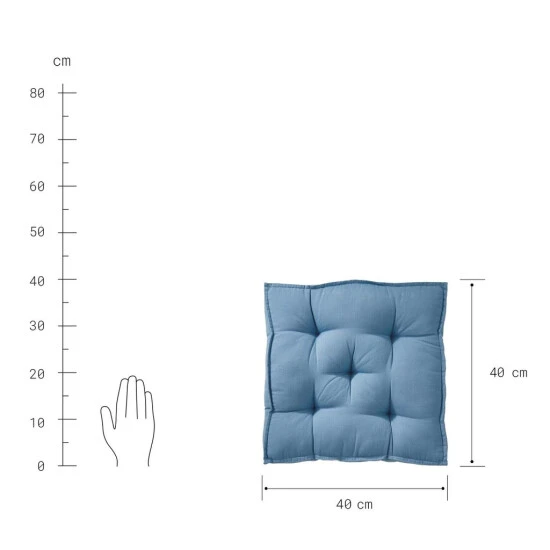 Bester Verkauf 😉 BUTLERS SOLID Sitzkissen L 40 X B 40cm 👍 5 Bester Verkauf 😉 BUTLERS SOLID Sitzkissen L 40 X B 40cm 👍 – Bild 3