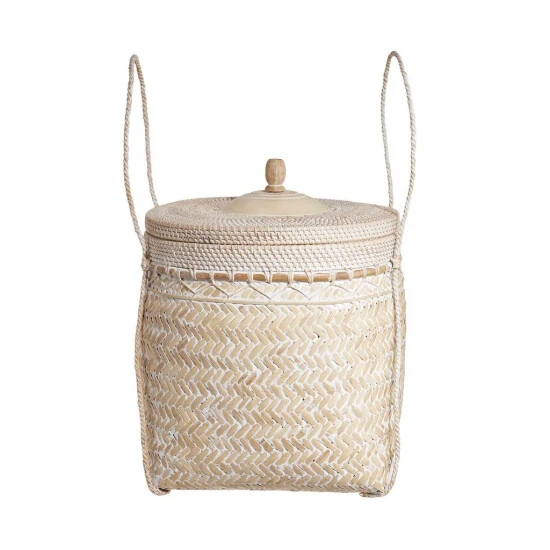 Billig 💯 BUTLERS MAWI Korb Mit Deckel Bambus/Rattan Ø45cm 🧨 5 Billig 💯 BUTLERS MAWI Korb Mit Deckel Bambus/Rattan Ø45cm 🧨 – Bild 3