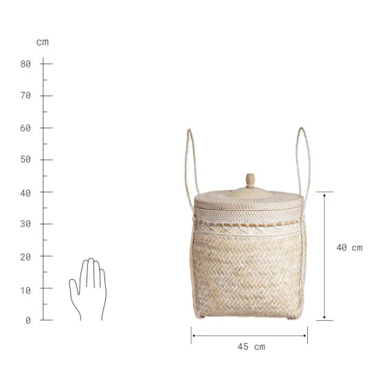 Billig 💯 BUTLERS MAWI Korb Mit Deckel Bambus/Rattan Ø45cm 🧨 6 Billig 💯 BUTLERS MAWI Korb Mit Deckel Bambus/Rattan Ø45cm 🧨 – Bild 4