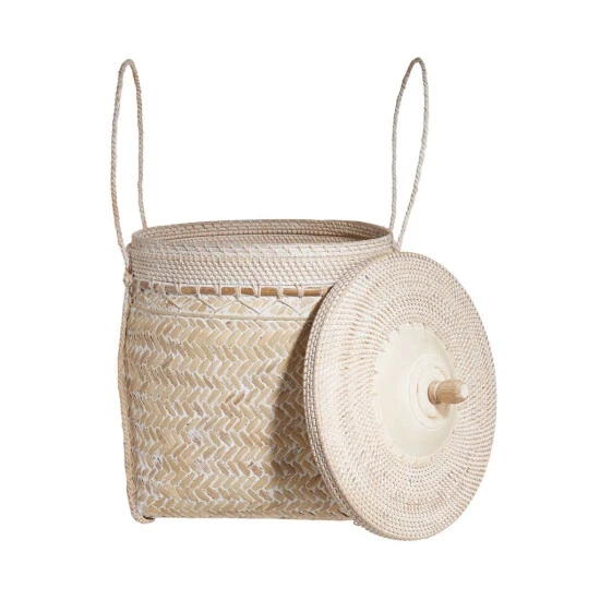 Billig 💯 BUTLERS MAWI Korb Mit Deckel Bambus/Rattan Ø45cm 🧨 8 Billig 💯 BUTLERS MAWI Korb Mit Deckel Bambus/Rattan Ø45cm 🧨 – Bild 6