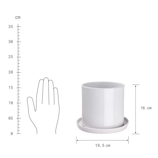 Großhandel ❤️ BUTLERS PLANT PLACE Blumentopf Mit Teller Ø16cm 🔔 5 Großhandel ❤️ BUTLERS PLANT PLACE Blumentopf Mit Teller Ø16cm 🔔 – Bild 3