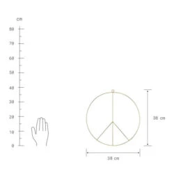 Coupon 🌟 BUTLERS PEACE Deko Ring Ø38cm ⌛ -BUTLERS Store unnamed file 4269