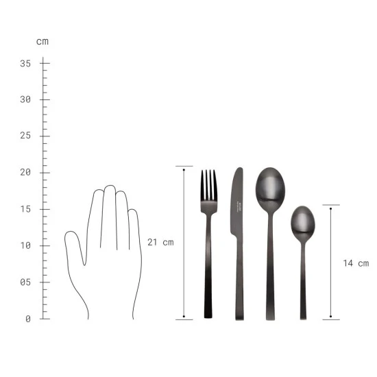 Brandneu 👍 BUTLERS NEW BASIC Besteck-Set 16-tlg. Spülmaschinengeeignet ✨ 5 Brandneu 👍 BUTLERS NEW BASIC Besteck-Set 16-tlg. Spülmaschinengeeignet ✨ – Bild 3