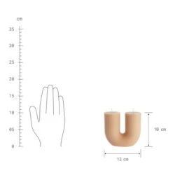 Schlussverkauf 😉 BUTLERS ARC Kerze Bogen Mit 2 Dochten Höhe 10cm ✨ -BUTLERS Store unnamed file 4301