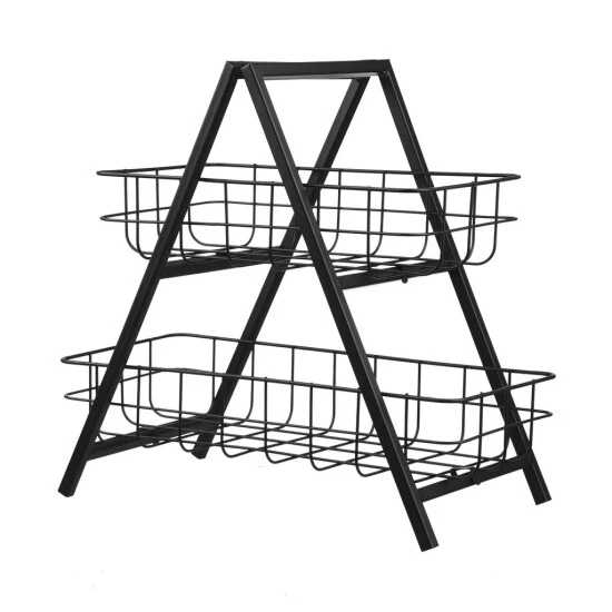 Schlussverkauf ⌛ BUTLERS GRID Etagere 2-stufig Mit 2 Drahtkörben Höhe 33cm 👍 7 Schlussverkauf ⌛ BUTLERS GRID Etagere 2-stufig Mit 2 Drahtkörben Höhe 33cm 👍 – Bild 5