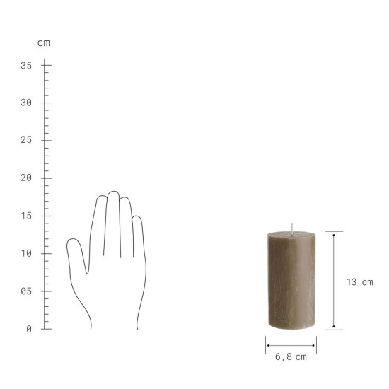 Rabatt 🛒 BUTLERS RUSTIC Stumpenkerze Höhe 13cm ⭐ 5 Rabatt 🛒 BUTLERS RUSTIC Stumpenkerze Höhe 13cm ⭐ – Bild 3