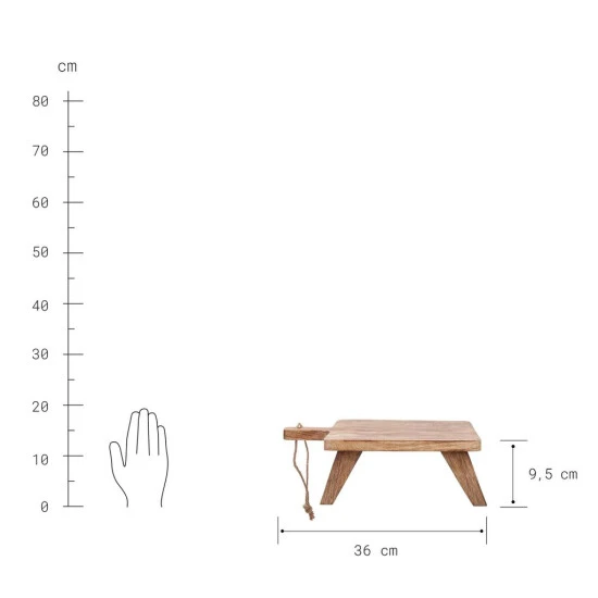 Coupon 🎁 BUTLERS ON STAGE Holzpodest L 36 X B 22cm 🛒 6 Coupon 🎁 BUTLERS ON STAGE Holzpodest L 36 X B 22cm 🛒 – Bild 4